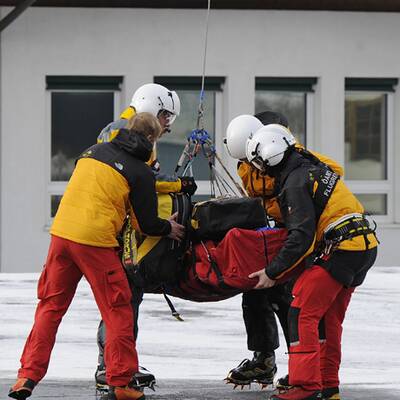 Horror-Sturz von Grugger: Der Abtransport
