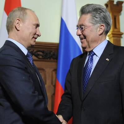 Heinz Fischer bei Putin