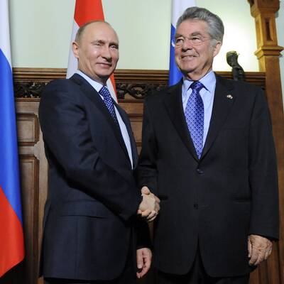 Heinz Fischer bei Putin
