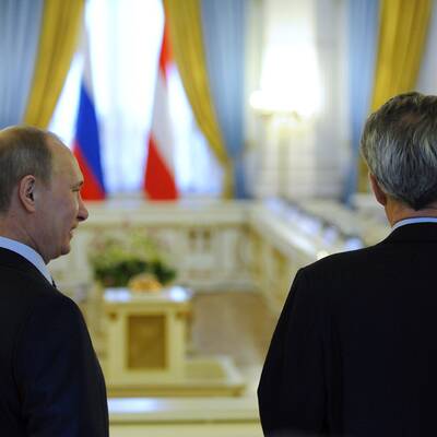 Heinz Fischer bei Putin