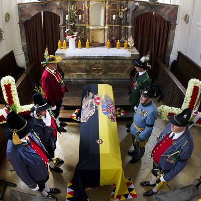 Hier wird Otto Habsburg aufgebahrt