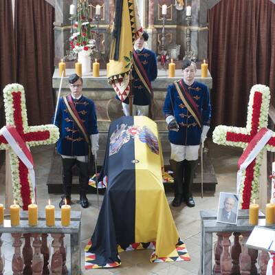 Hier wird Otto Habsburg aufgebahrt