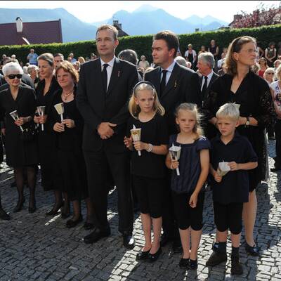 Otto Habsburg in Mariazell aufgebahrt