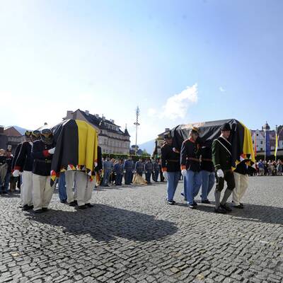 Otto Habsburg in Mariazell aufgebahrt