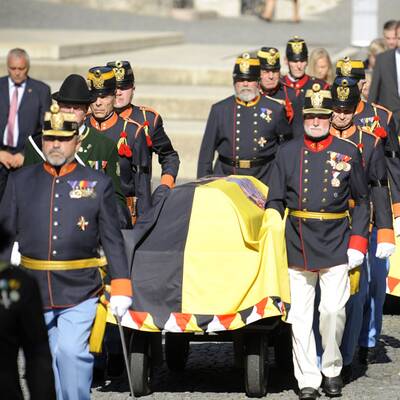 Otto Habsburg in Mariazell aufgebahrt