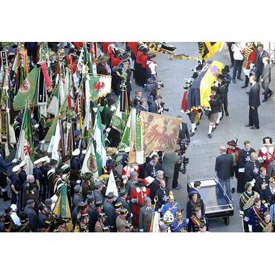 Otto Habsburg: Trauerzug durch Wien