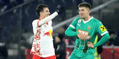 Unentschieden im Top-Spiel: Rapid erk&auml;mpft 2:2 gegen Salzburg