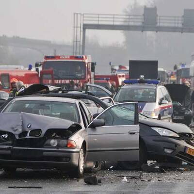 Massenkarambolage auf der A1