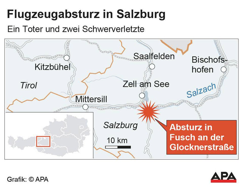 Flugzeug-Absturz: Vater tot, Töchter überlebten