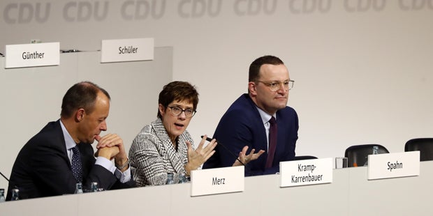 Merkel-Nachfolge: Kramp-Karrenbauer neue CDU-Vorsitzende
