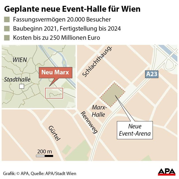 Wien bekommt neue Mega-Arena
