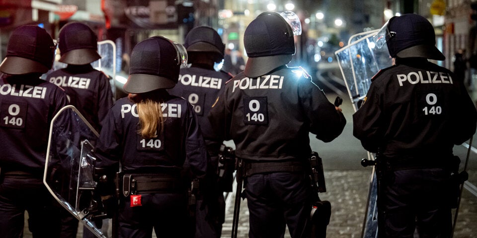 Polizei Halloween Linz