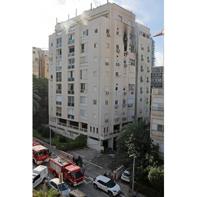 Journalisten und israelische Soldaten in Sderot am 8. Oktober.