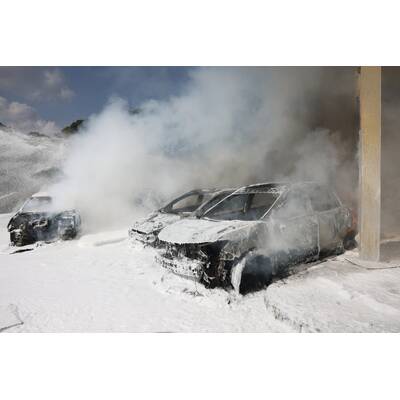 Journalisten und israelische Soldaten in Sderot am 8. Oktober.