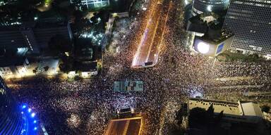 Proteste in Tel Aviv