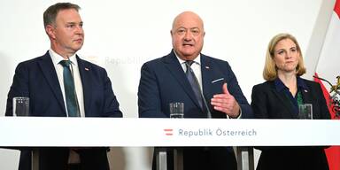 Andreas Babler, Christian Stocker, Beate Meinl-Reisinger