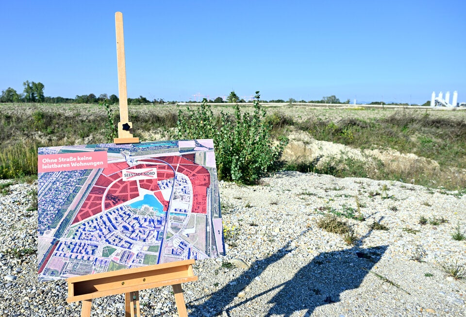 Das einstige Flugfeld in Aspern 