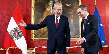 Alexander Van der Bellen und Herbert Kickl