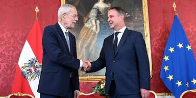 Andreas Babler und Alexander Van der Bellen