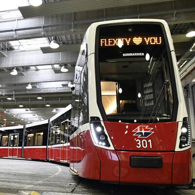 Neue Wiener Straßenbahn FLEXITY