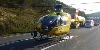Unfall Notarzthubschrauber A21