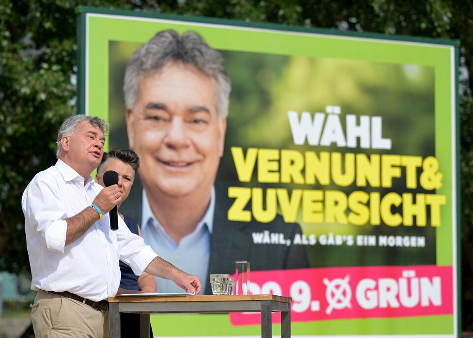 Grünen-Wahlplakate