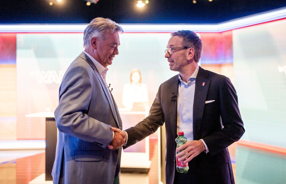 Werner Kogler und Herbert Kickl