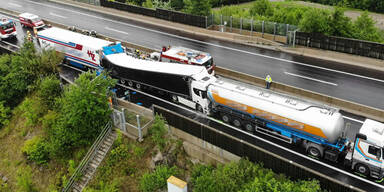 A9 Pyhrnautobahn Lkw Crash