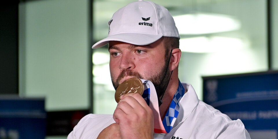 Medaillengewinner Weißhaidinger zurückgekehrt