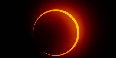 Feuerkranz-Sonnenfinsternis in Amerika