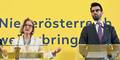 Niederösterreichs Landeshauptfrau Johanna Mikl-Leitner (ÖVP) und  FPÖ-Landesparteichef LH-Stellvertreter Udo Landbauer.  