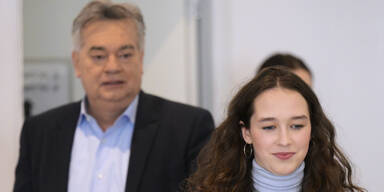 Werner Kogler und Lena Schilling