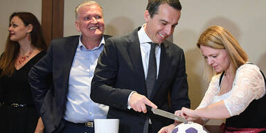 Kern wurde mit Austria-Torte &uuml;berrascht