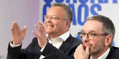 FP&Ouml;-Chef Herbert Kickl und Gesundheitssprecher Gerald Hauser