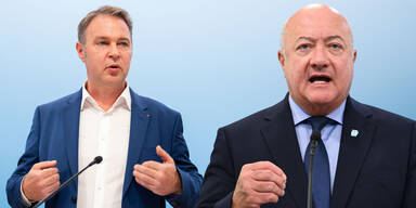 Andreas Babler (SPÖ) und Christian Stocker (ÖVP)