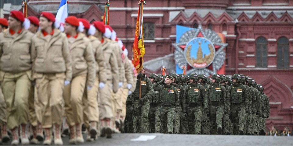 Militärparade in Moskau