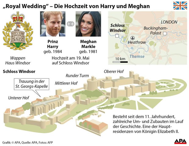 Zeitplan: So läuft Hochzeit des Jahres