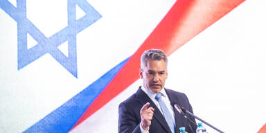 Nehammer, Sobotka und Rendi-Wagner bei Pro-Israel-Demo