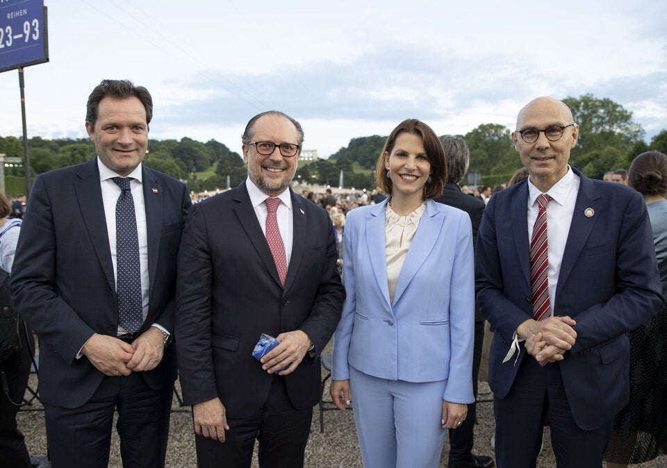 Totschnig, Schallenberg, Edtstadler, Volker Türk