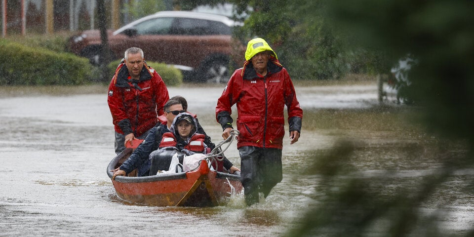 Unwetter im südlichen Österreich