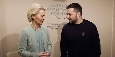 Selenskyj und Ursula von der Leyen