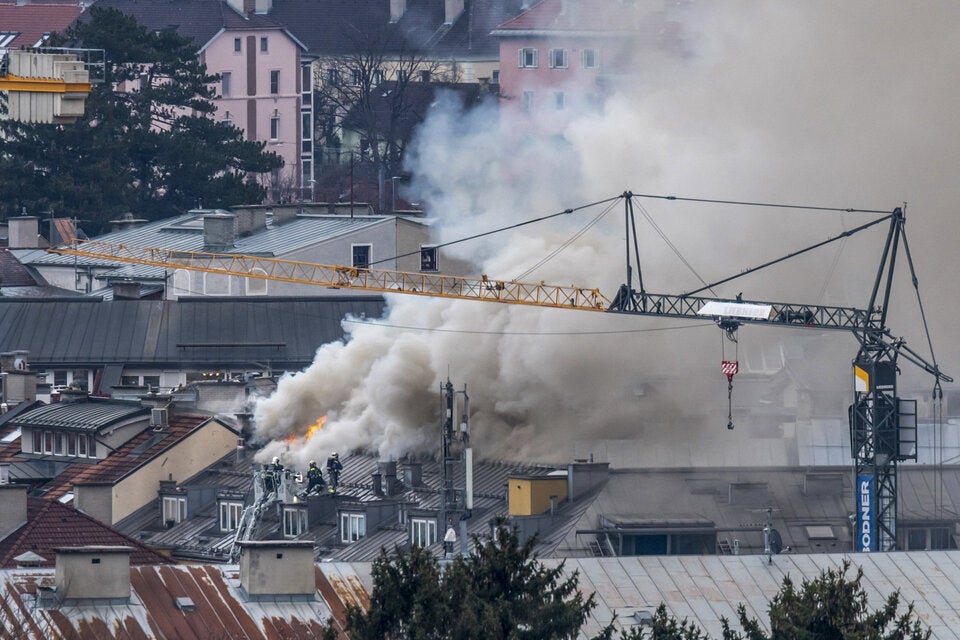 Feuerwehr-Großeinsatz in Innsbrucker Innenstadt
