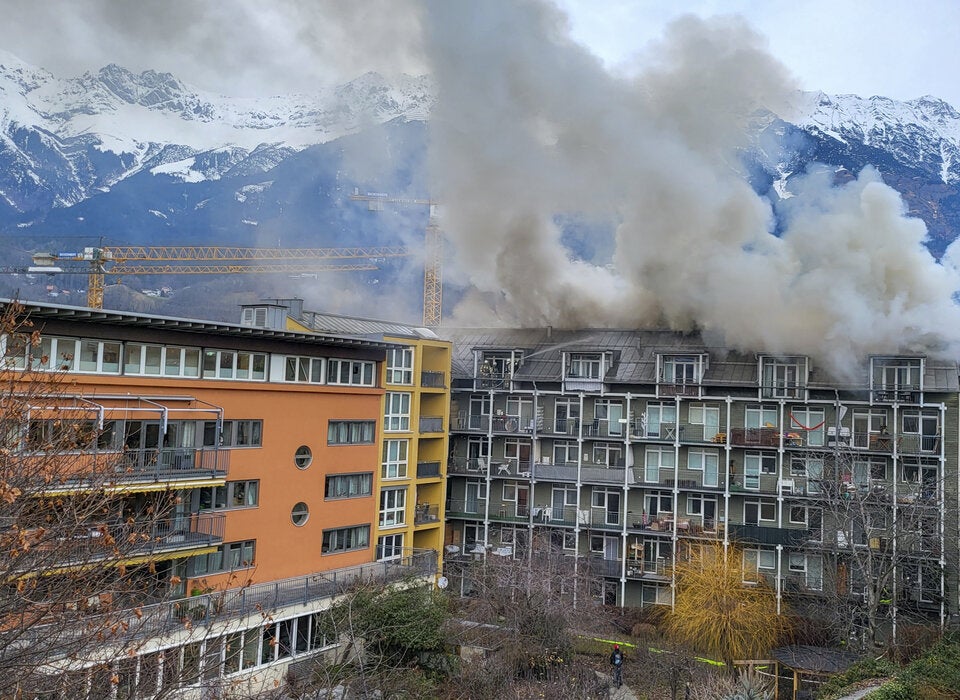 Feuerwehr-Großeinsatz in Innsbrucker Innenstadt