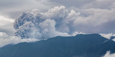 Vulkanausbruch auf Sumatra