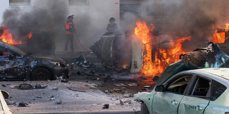 Israels Armee nach massiven Angriffen aus Gaza im 