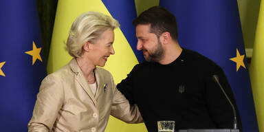 Selenskyj und Ursula von der Leyen