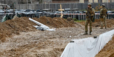 Bereits 403 Leichen in Butscha gefunden