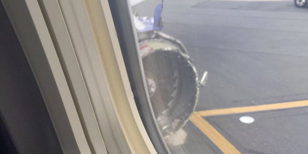 Southwest Triebwerk explodiert