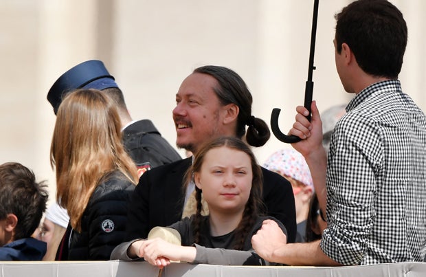 Greta Thunberg traf Papst bei Generalaudienz