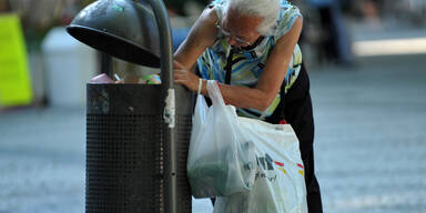 Pfandflaschen sammeln